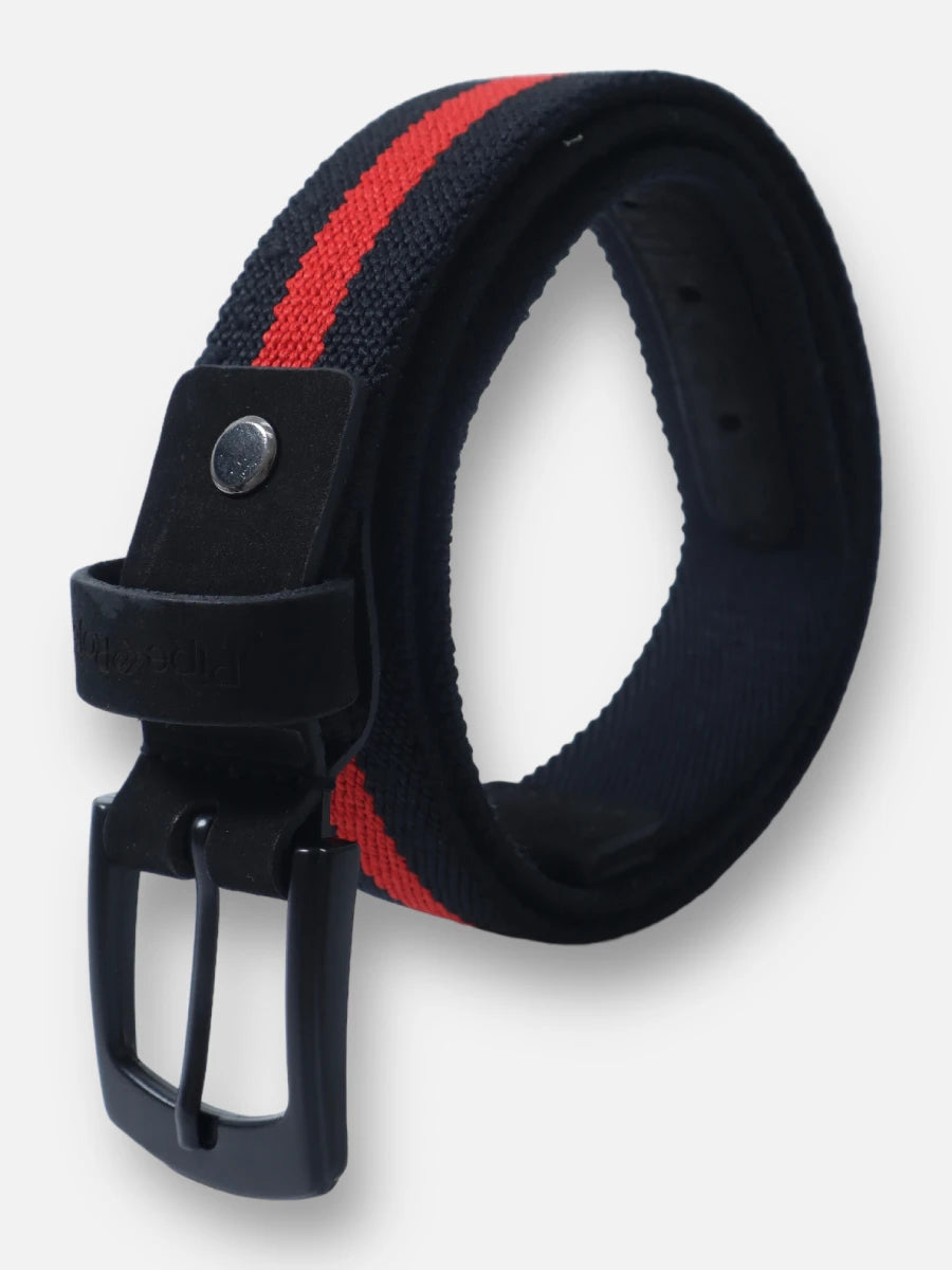 Cinturon R003 Reata Negro/Rojo