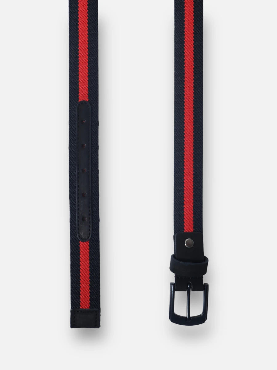 Cinturon R003 Reata Negro/Rojo