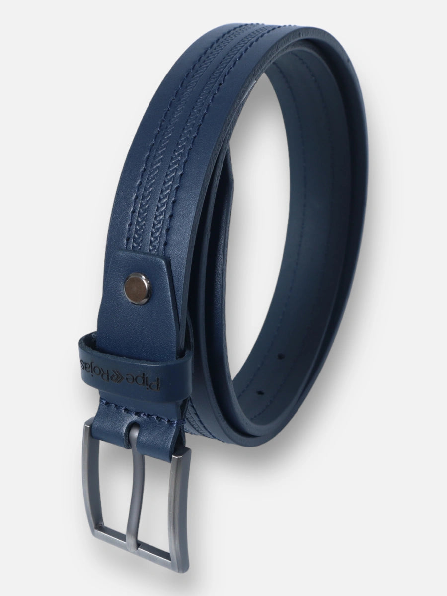 Cinturon R007 Cuero Azul