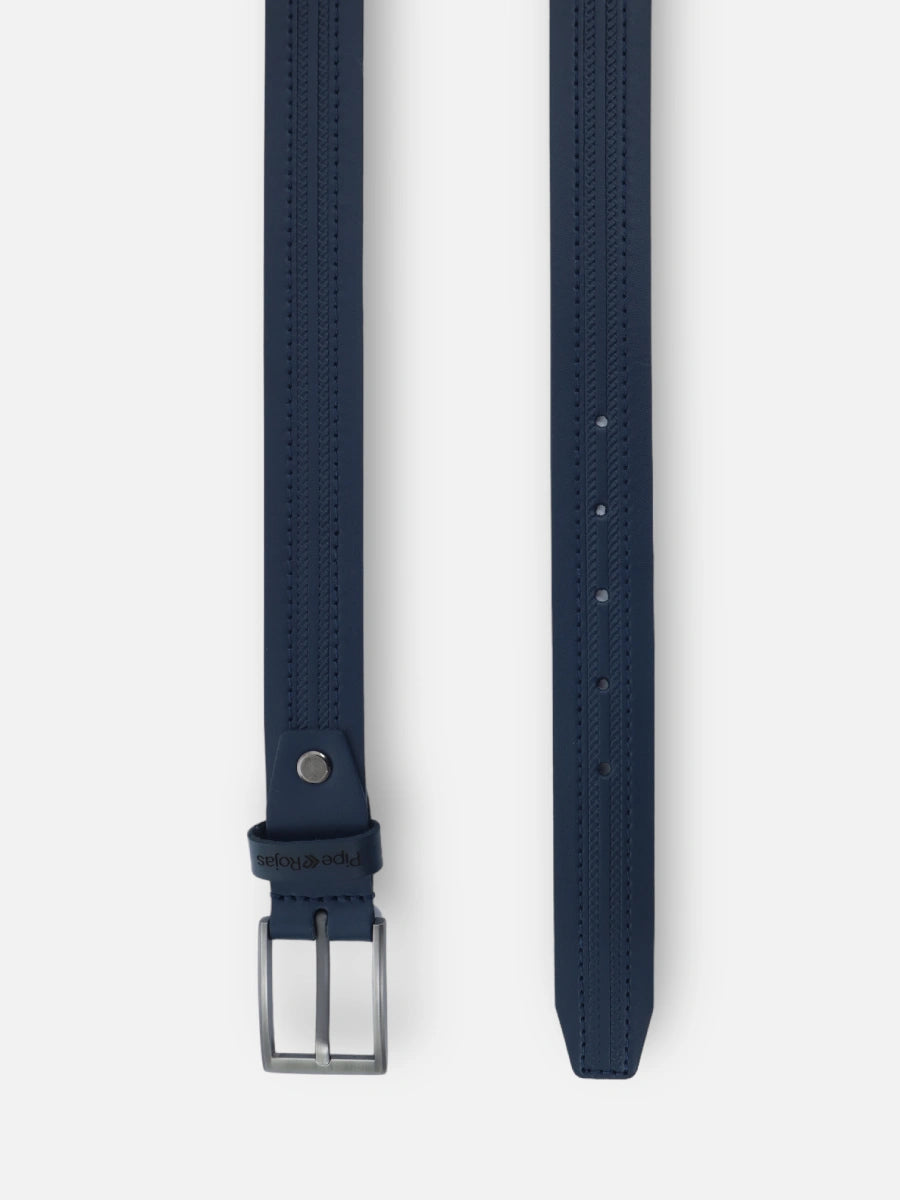 Cinturon R007 Cuero Azul