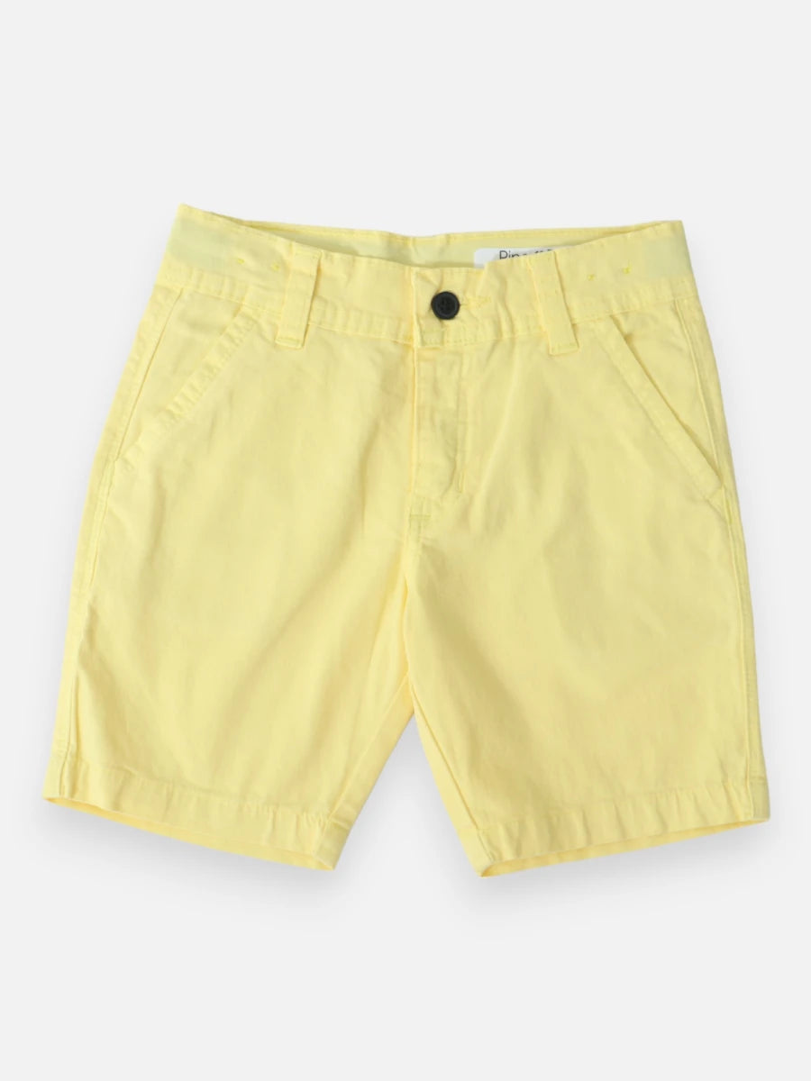 Bermuda en dril R004 Amarilo
