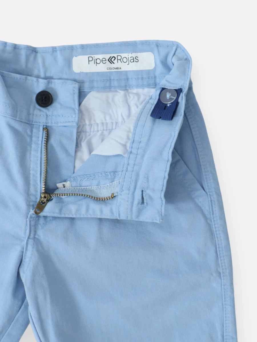 Bermuda en dril R006 Azul Bebe