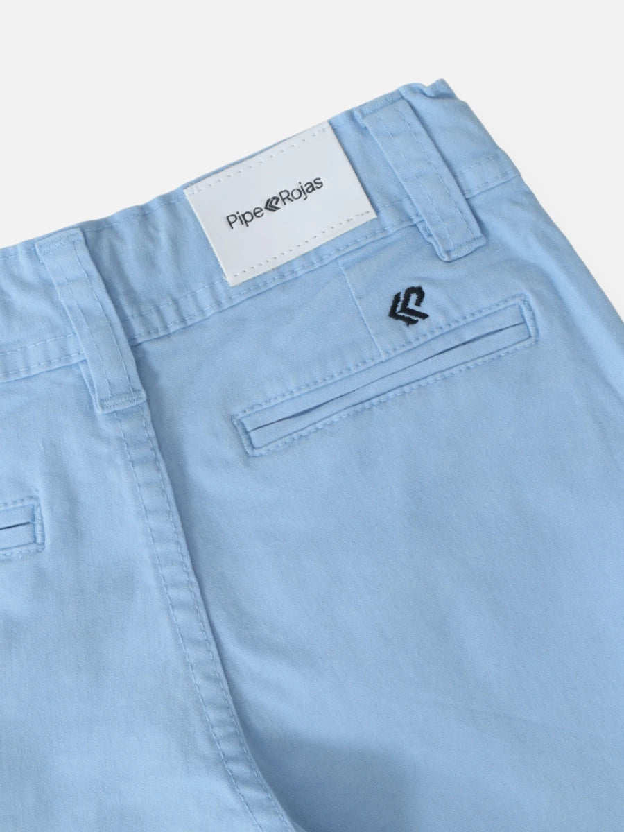 Bermuda en dril R006 Azul Bebe