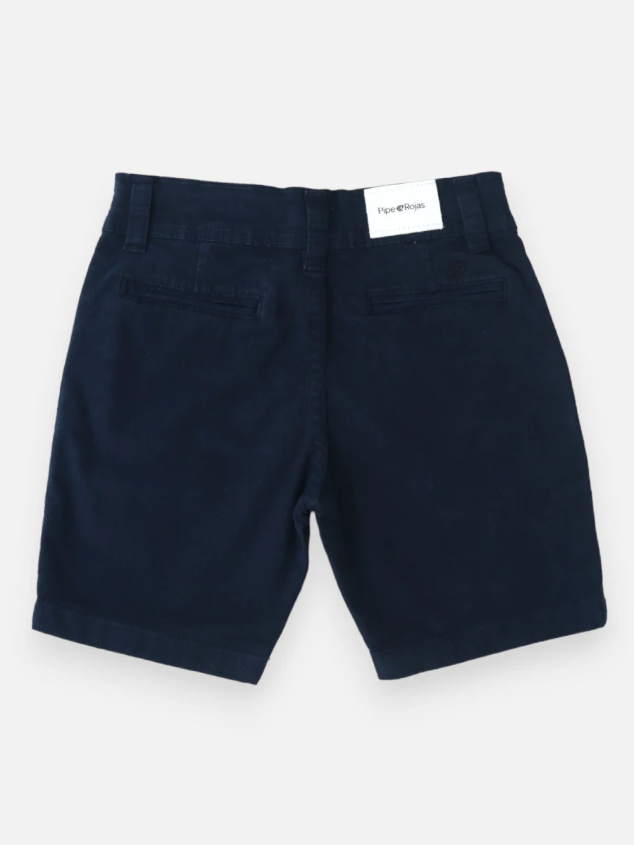 Bermuda en dril R008 Azul Oscuro