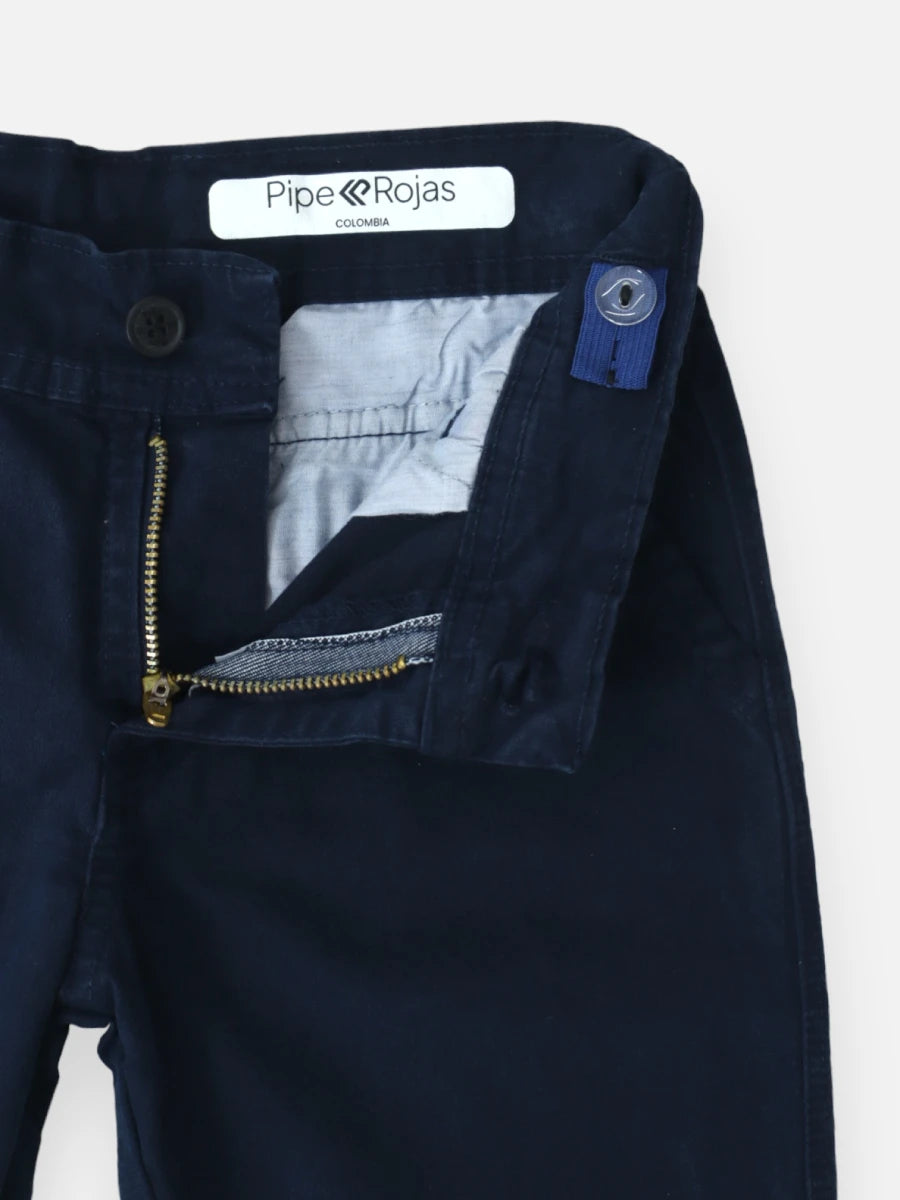 Bermuda en dril R008 Azul Oscuro