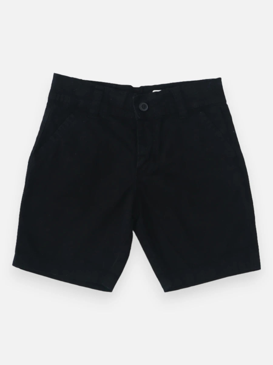 Bermuda en dril R009 Negro