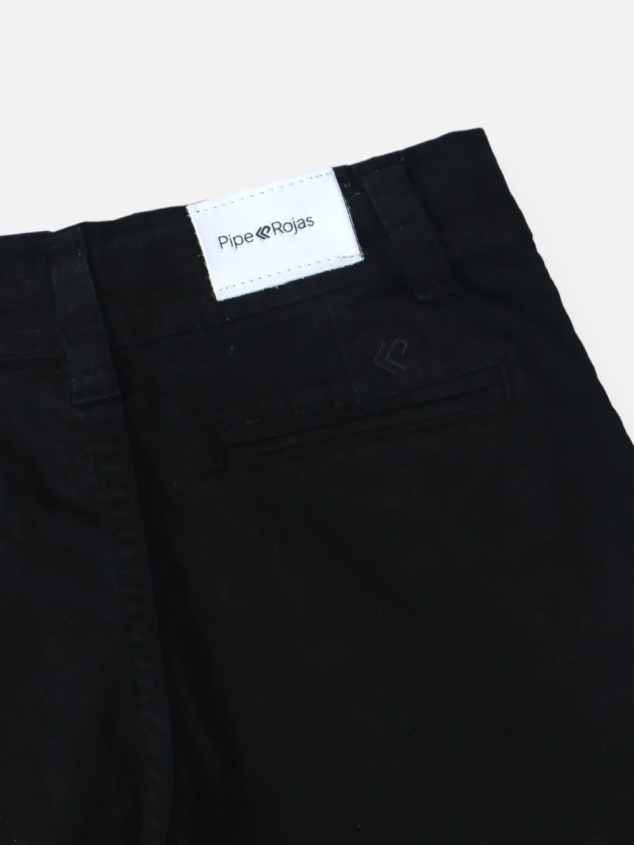 Bermuda en dril R009 Negro