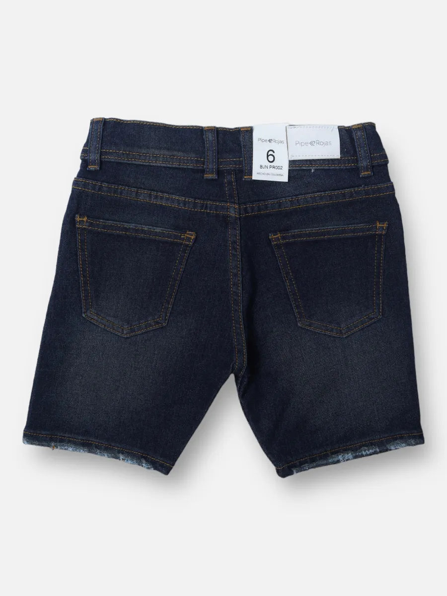 Bermuda en jean R002 Tono Oscuro