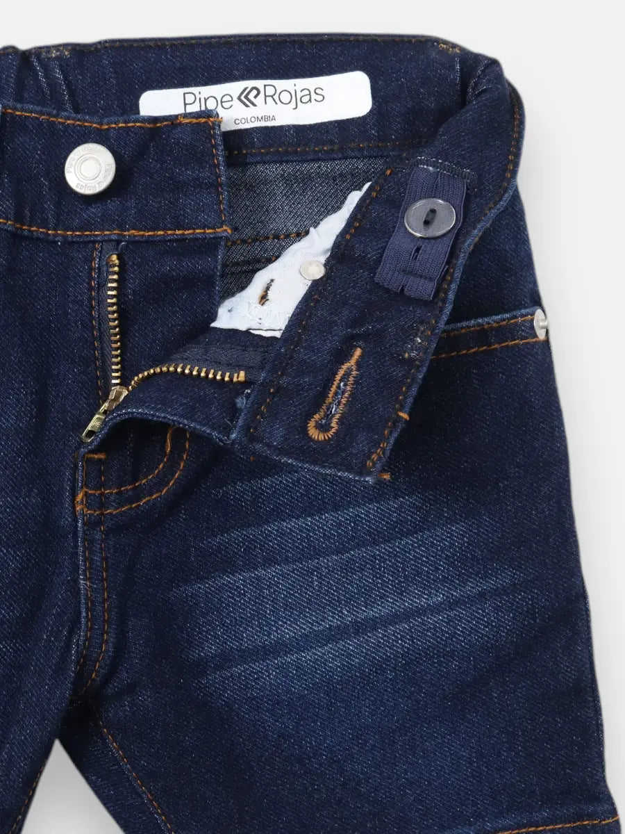Bermuda en jean R011 Tono Oscuro
