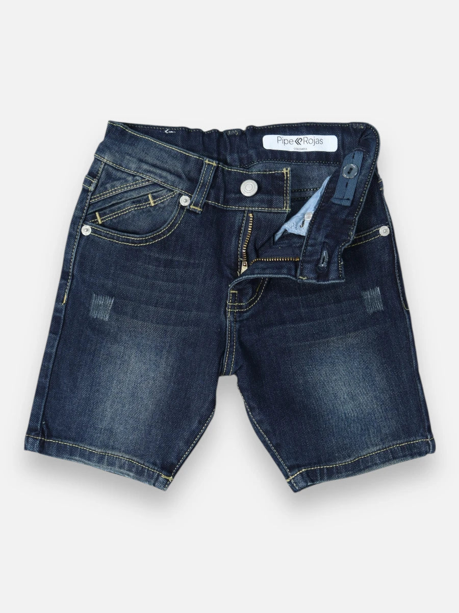 Bermuda en jean R021 Tono Oscuro