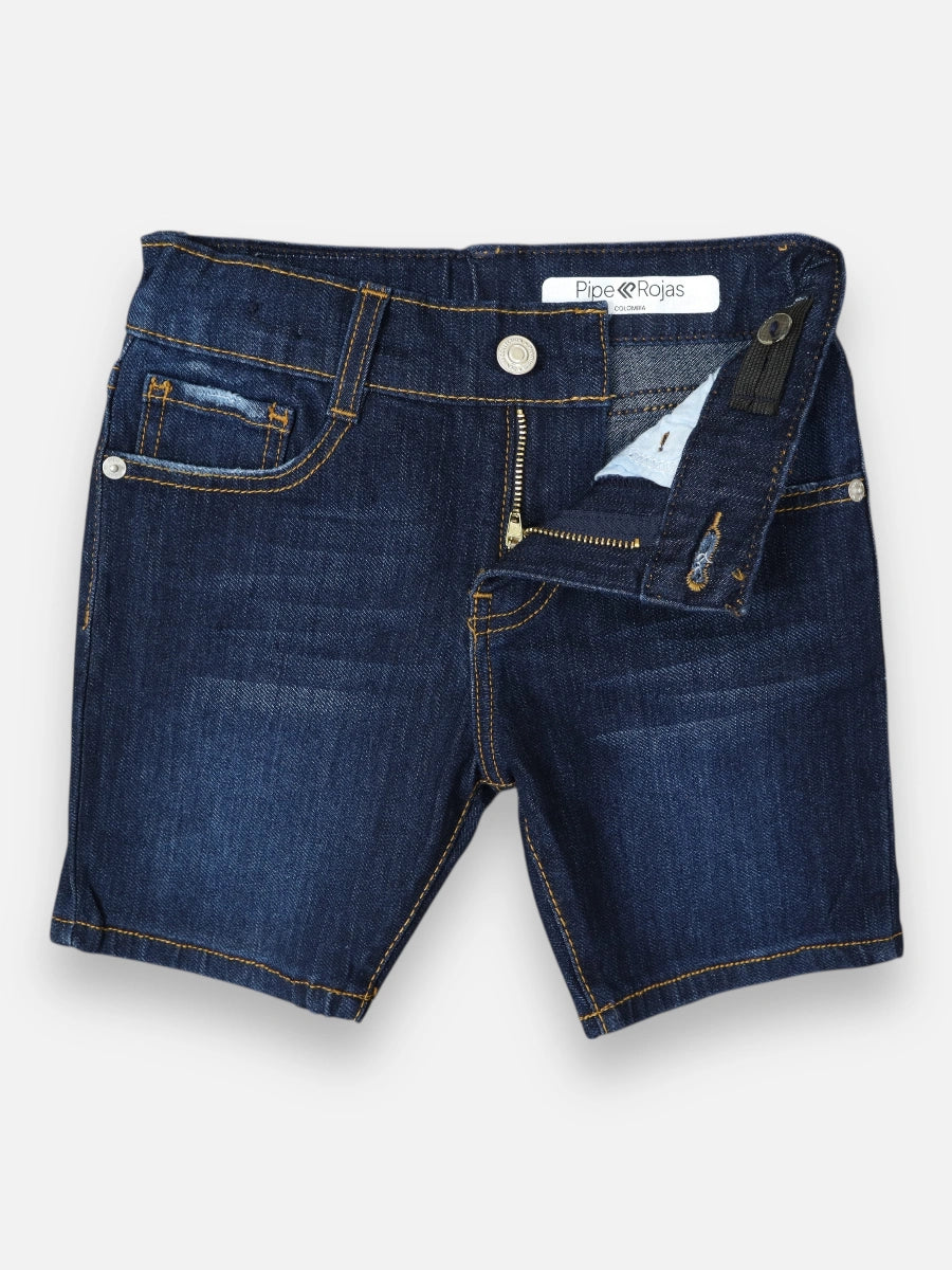 Bermuda en jean R026 Oscuro