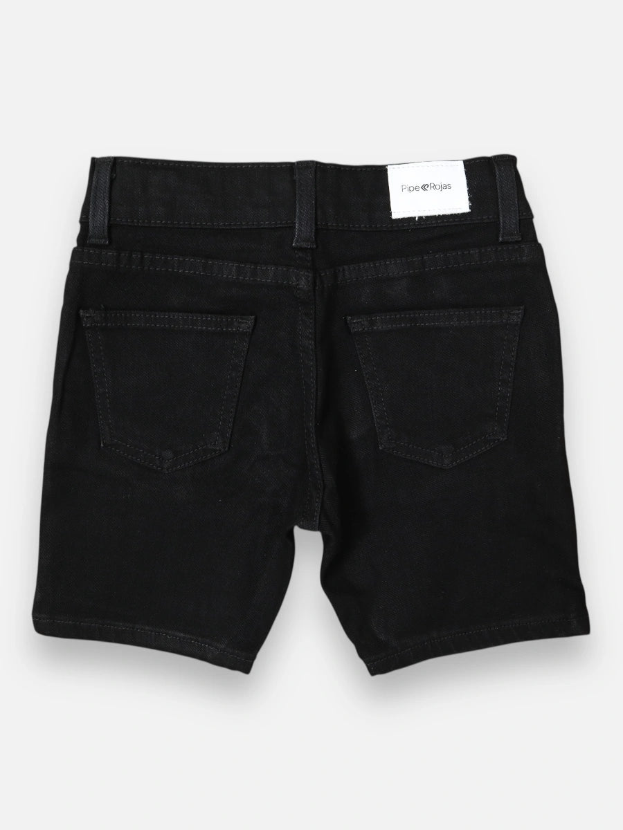 Bermuda en jean R027 Negro