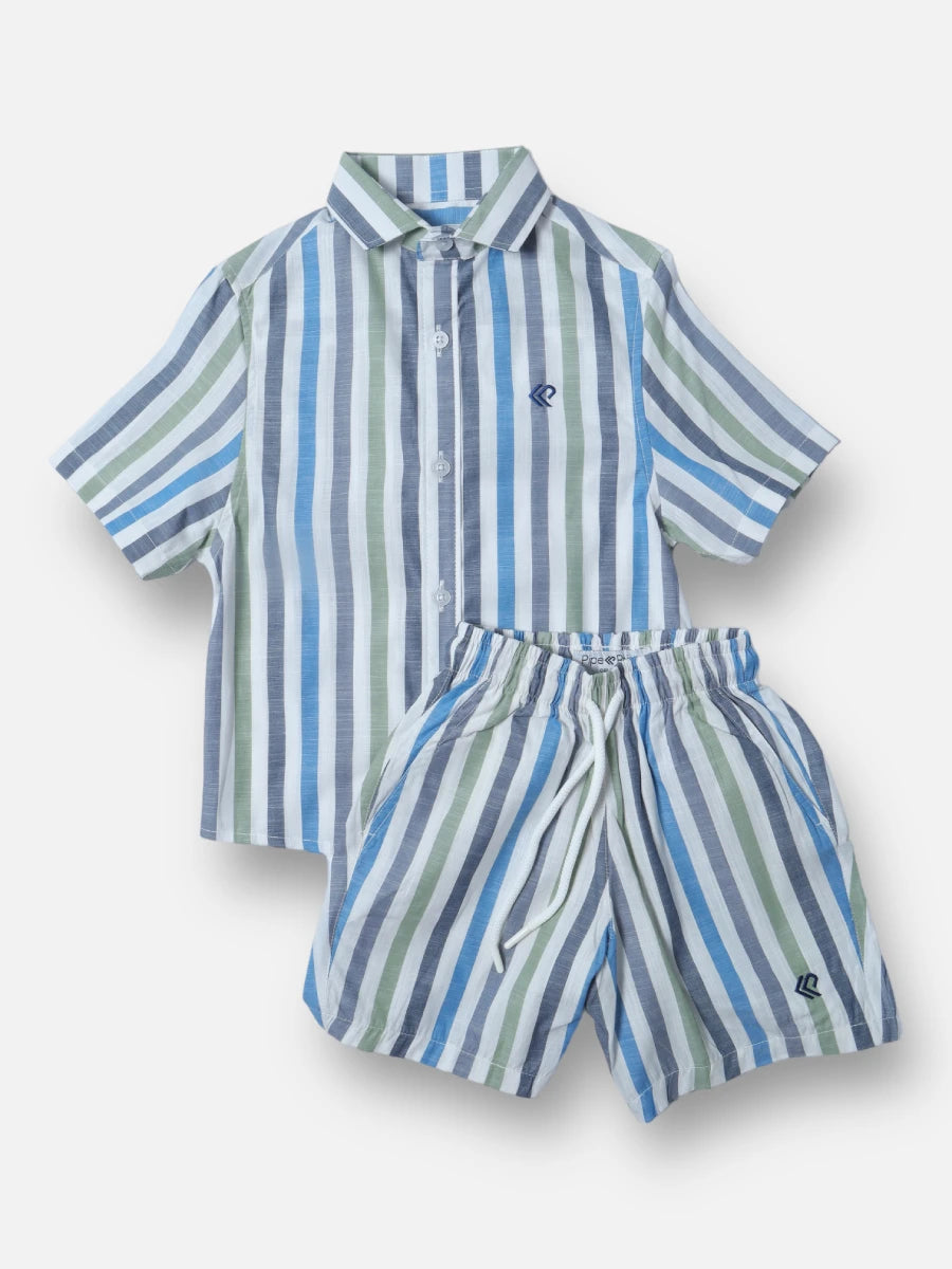 Conjunto R001 camisero verde