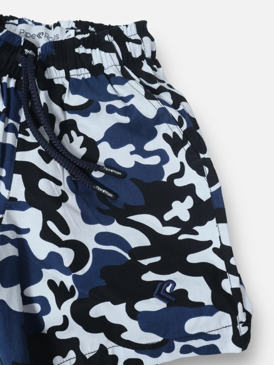 Conjunto R005 Camuflado Azul