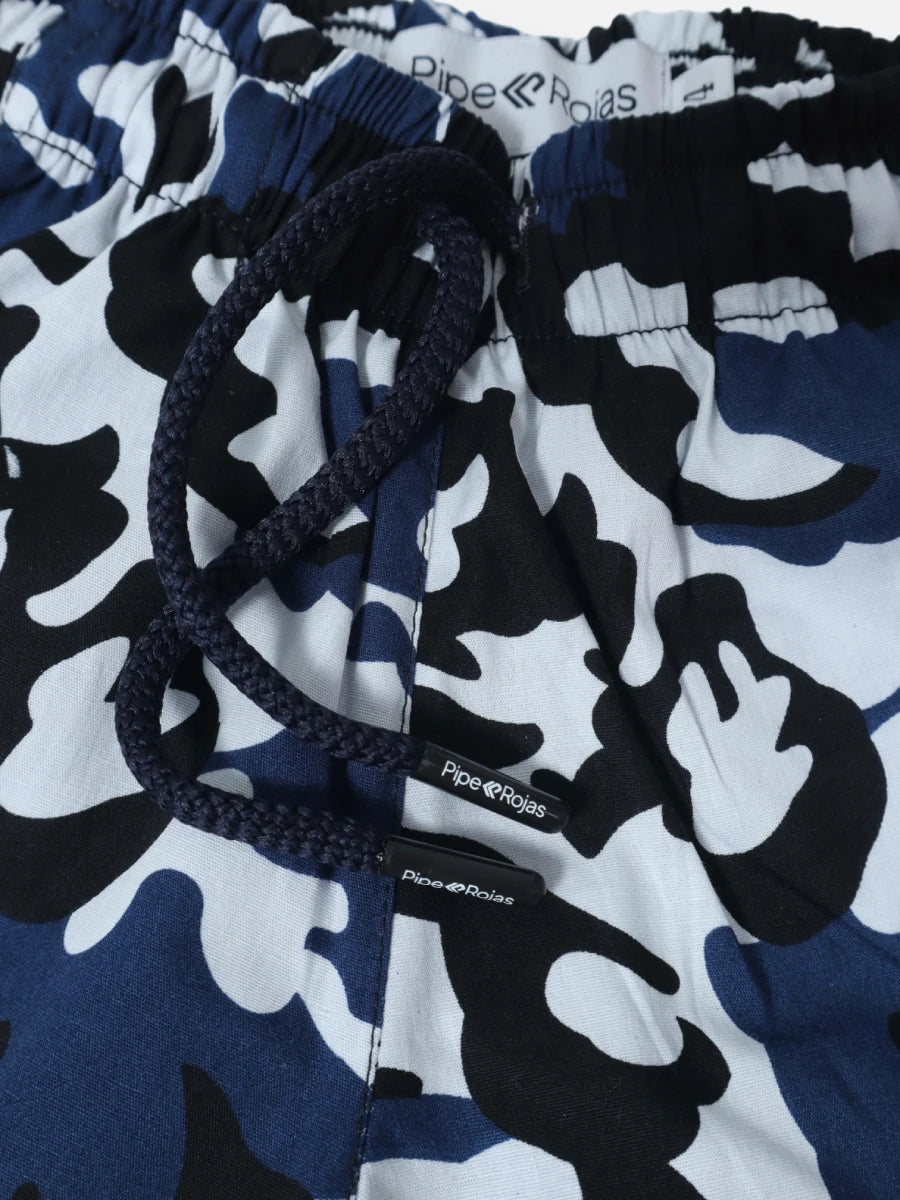 Conjunto R005 Camuflado Azul