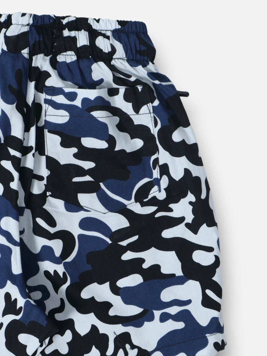 Conjunto R005 Camuflado Azul