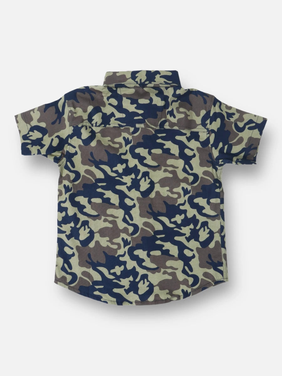 Conjunto R006 Camuflado Verde