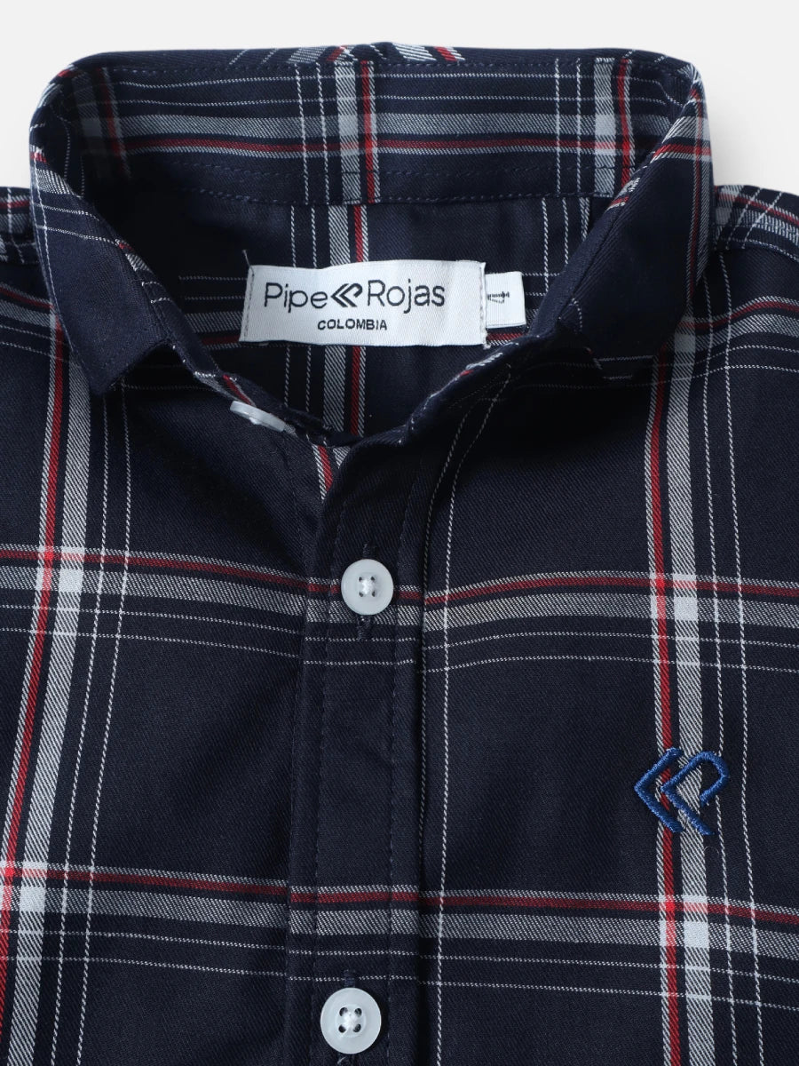 Camisa R002 M/C Cuadros
