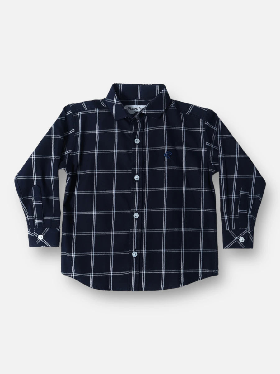 Camisa R006 M/L Cuadros