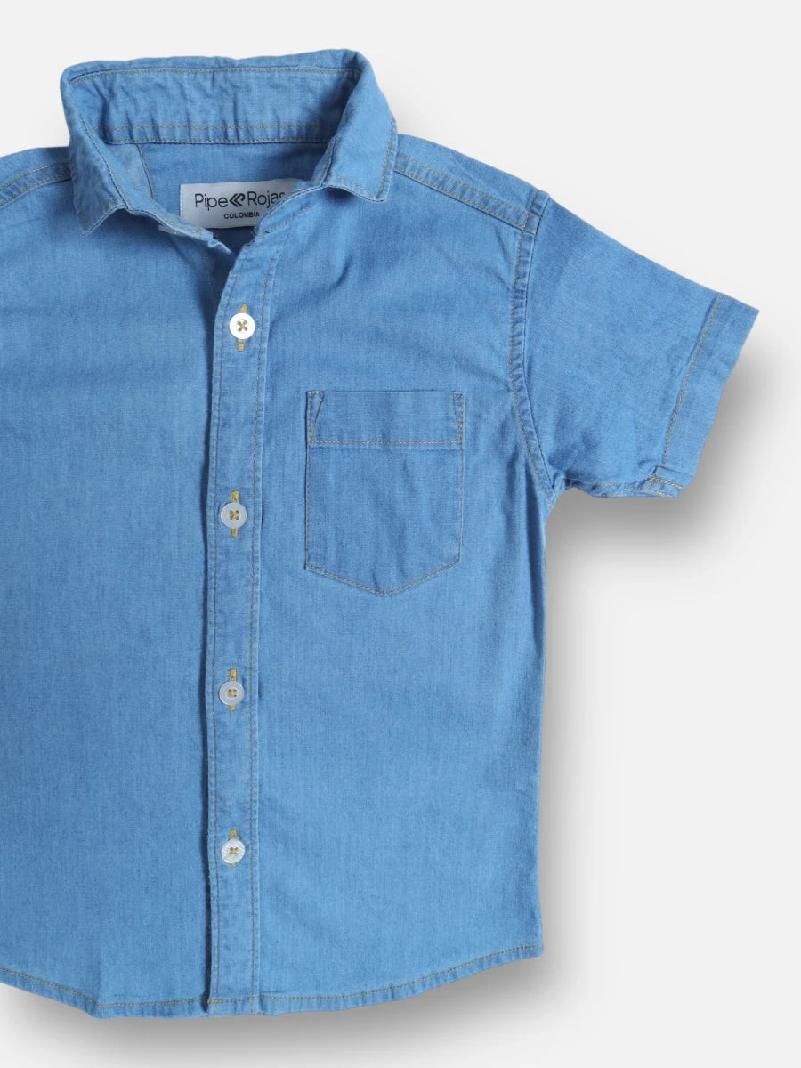 Camisa R015 Demin Clara
