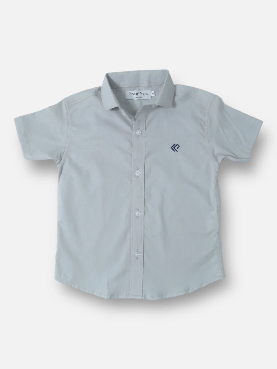 Combo 1 - Camisa Gris, Vinotinto y Negra T10-T16