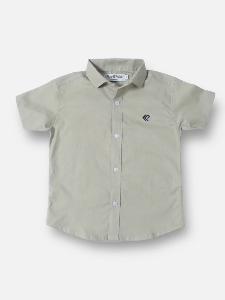 Combo 3 - Camisa Caqui, Rosado y Azul oscuro T10-T16