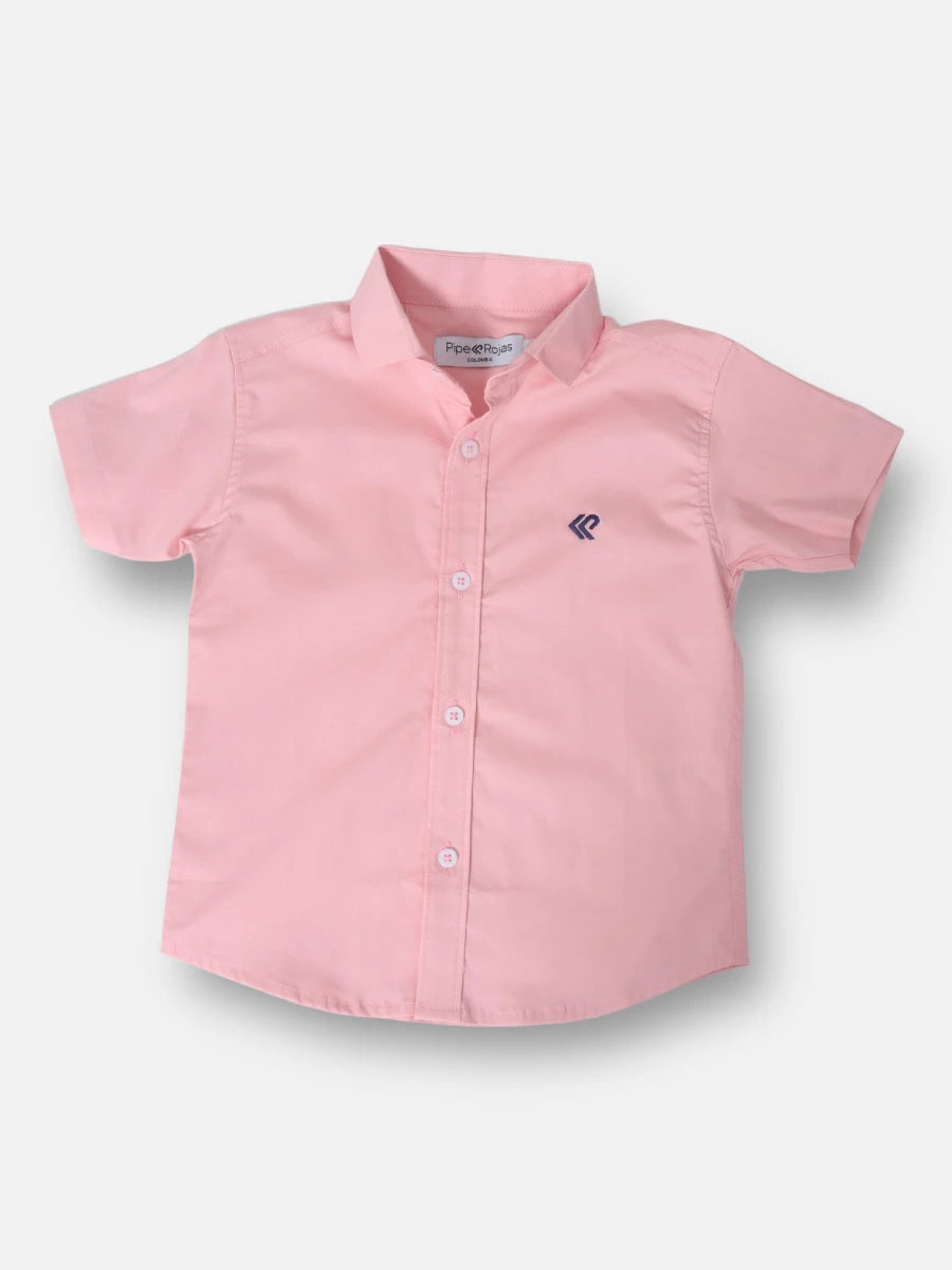 Combo 3 - Camisa Caqui, Rosado y Azul oscuro T10-T16
