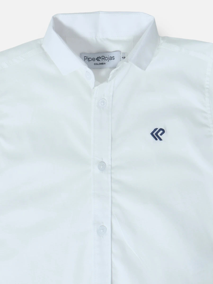 Camisa R027 M/C Blanco