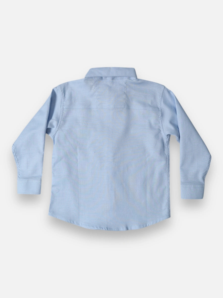 Camisa R048 M/L Lino Azul