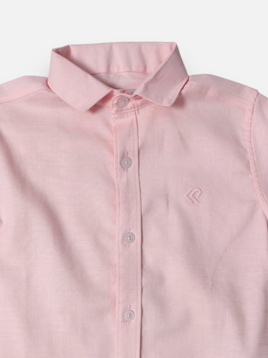 Camisa R049 M/L Lino Rosado