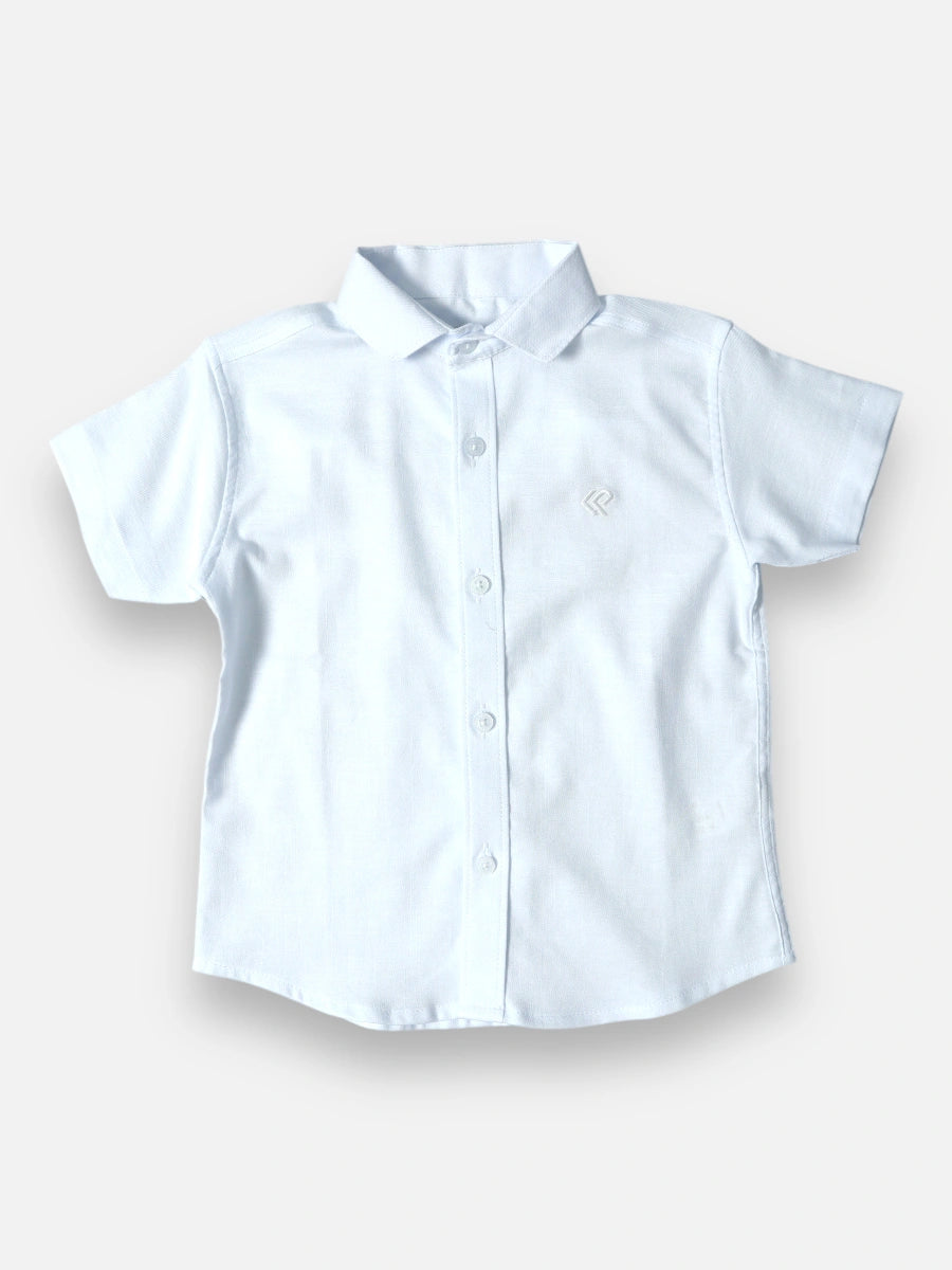 Camisa R050 M/C Lino Blanco