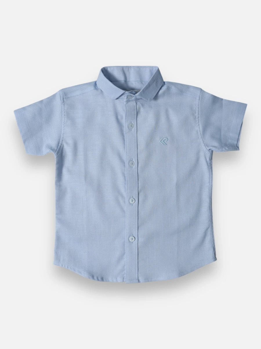 Camisa R051 M/C Lino Azul