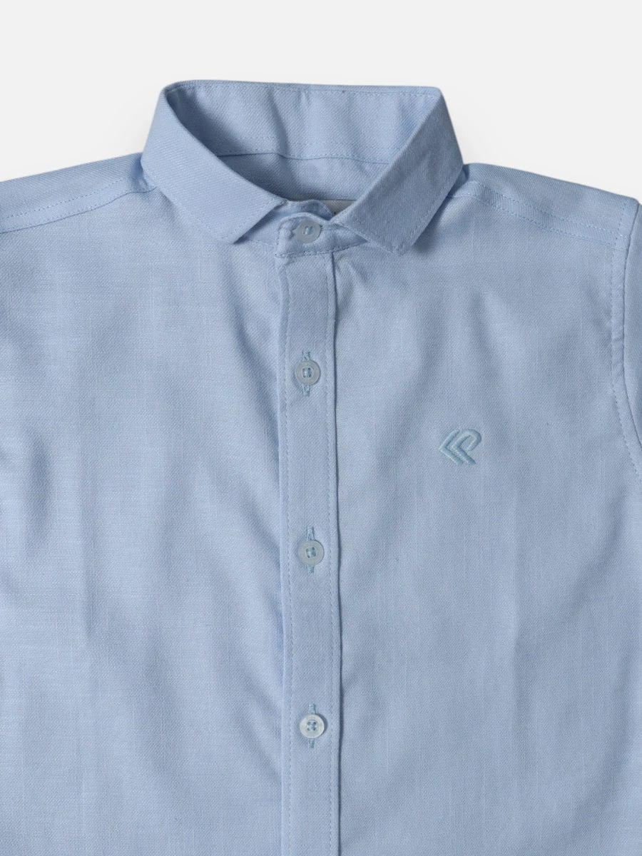 Camisa R051 M/C Lino Azul