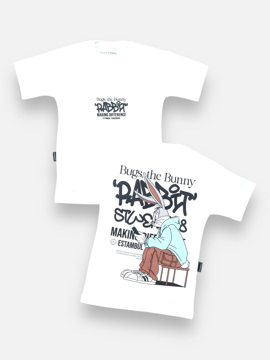Camiseta R123 STB Oversize Blanco