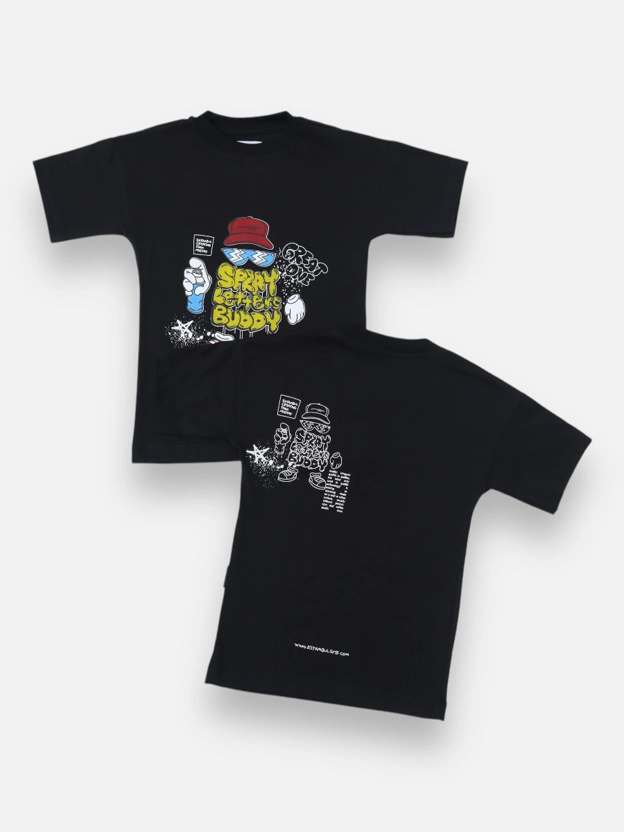 Camiseta R126 STB Oversize Negro