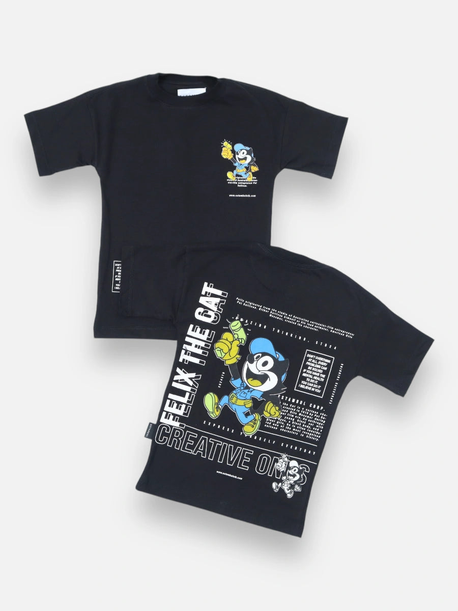 Camiseta R145 STB Oversize Negro