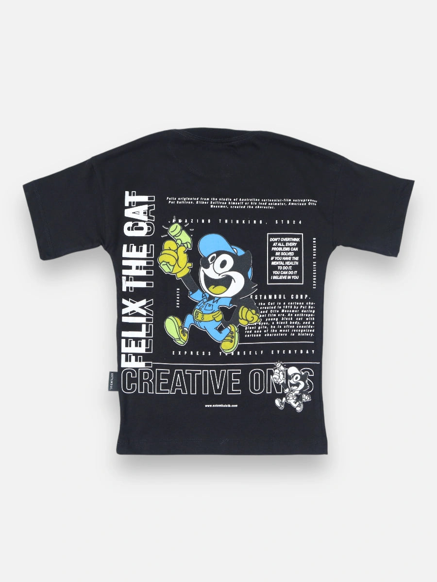 Camiseta R145 STB Oversize Negro