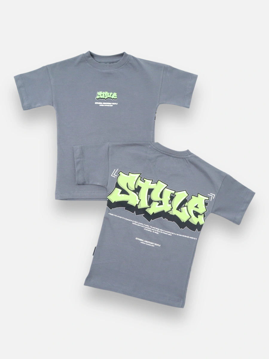 Camiseta R146 STB Oversize Gris
