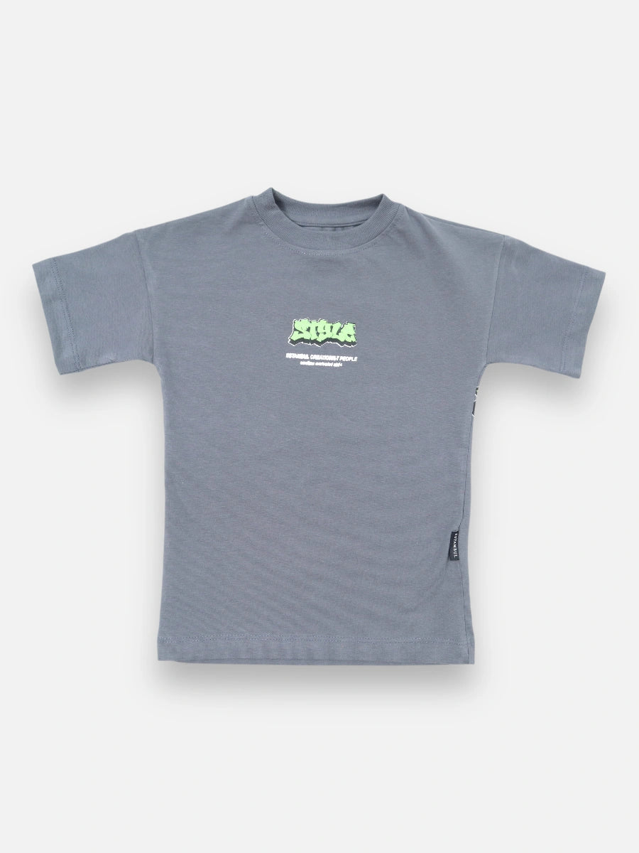 Camiseta R146 STB Oversize Gris