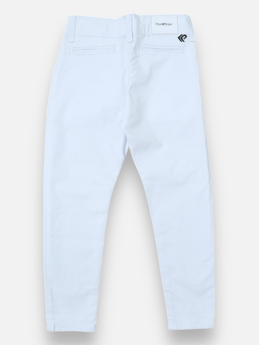 Pantalon en Dril R001 Blanco