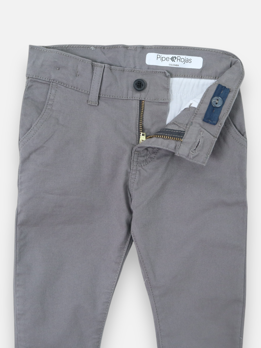 Pantalon en Dril R003 Gris