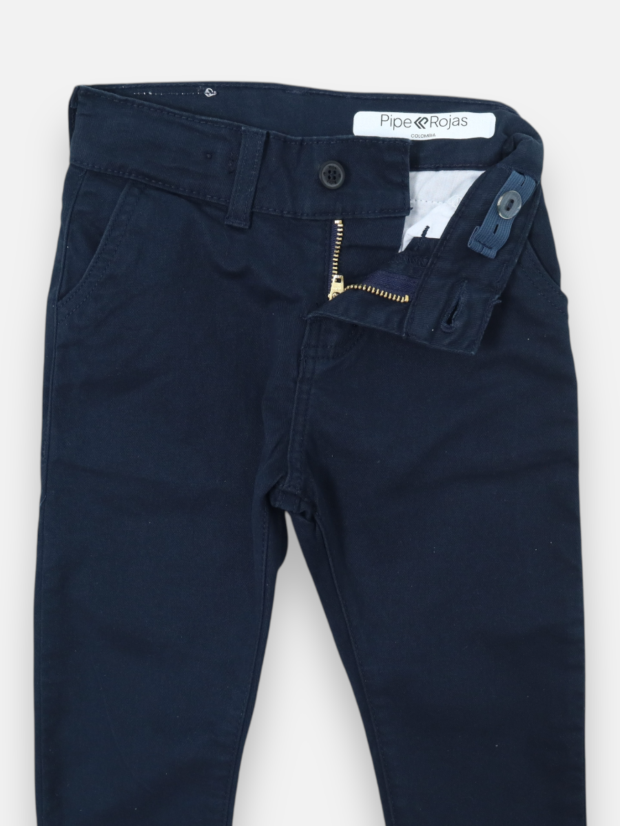 Pantalon en Dril R004 Azul Oscuro
