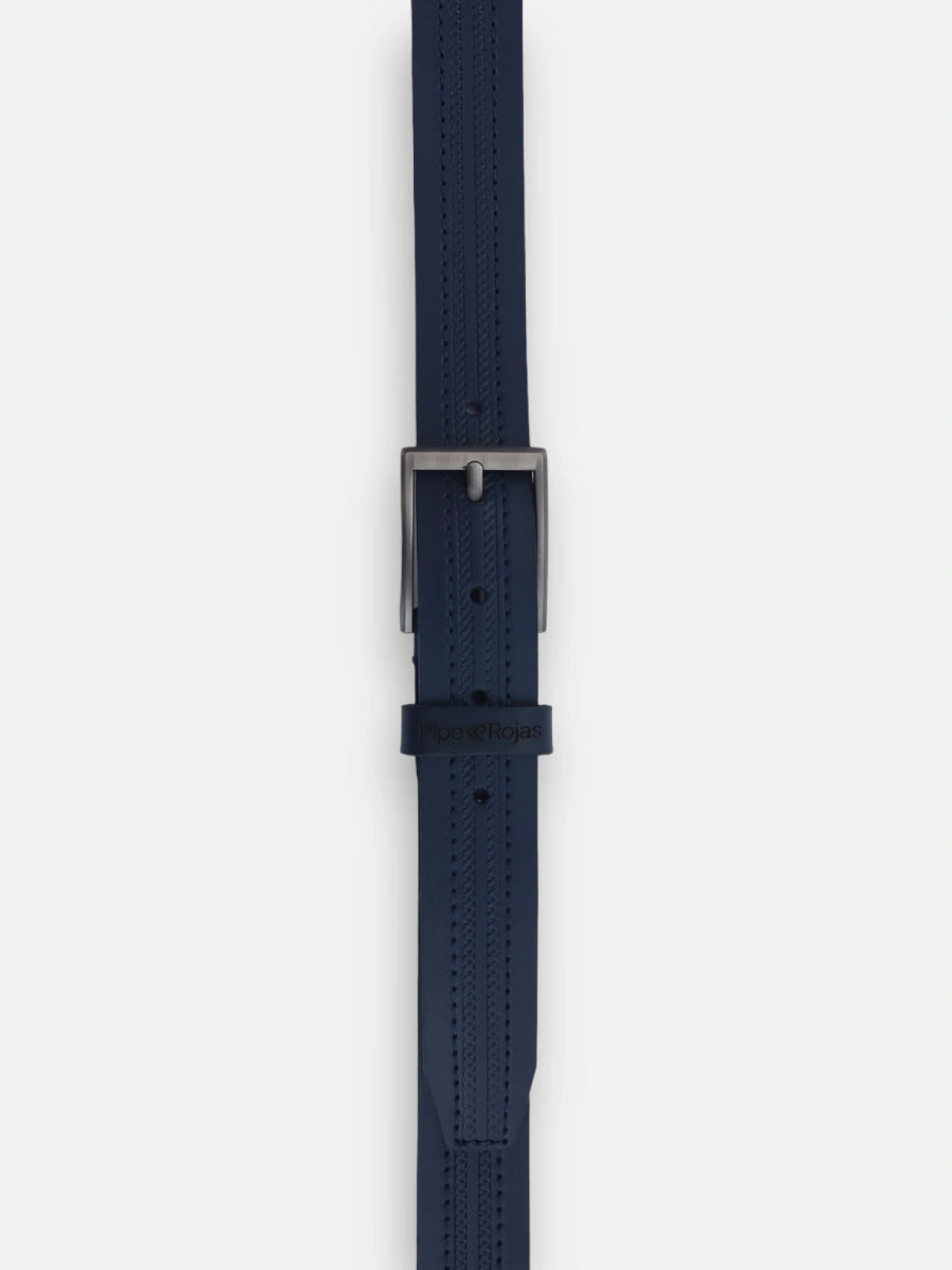 Cinturon R007 Cuero Azul