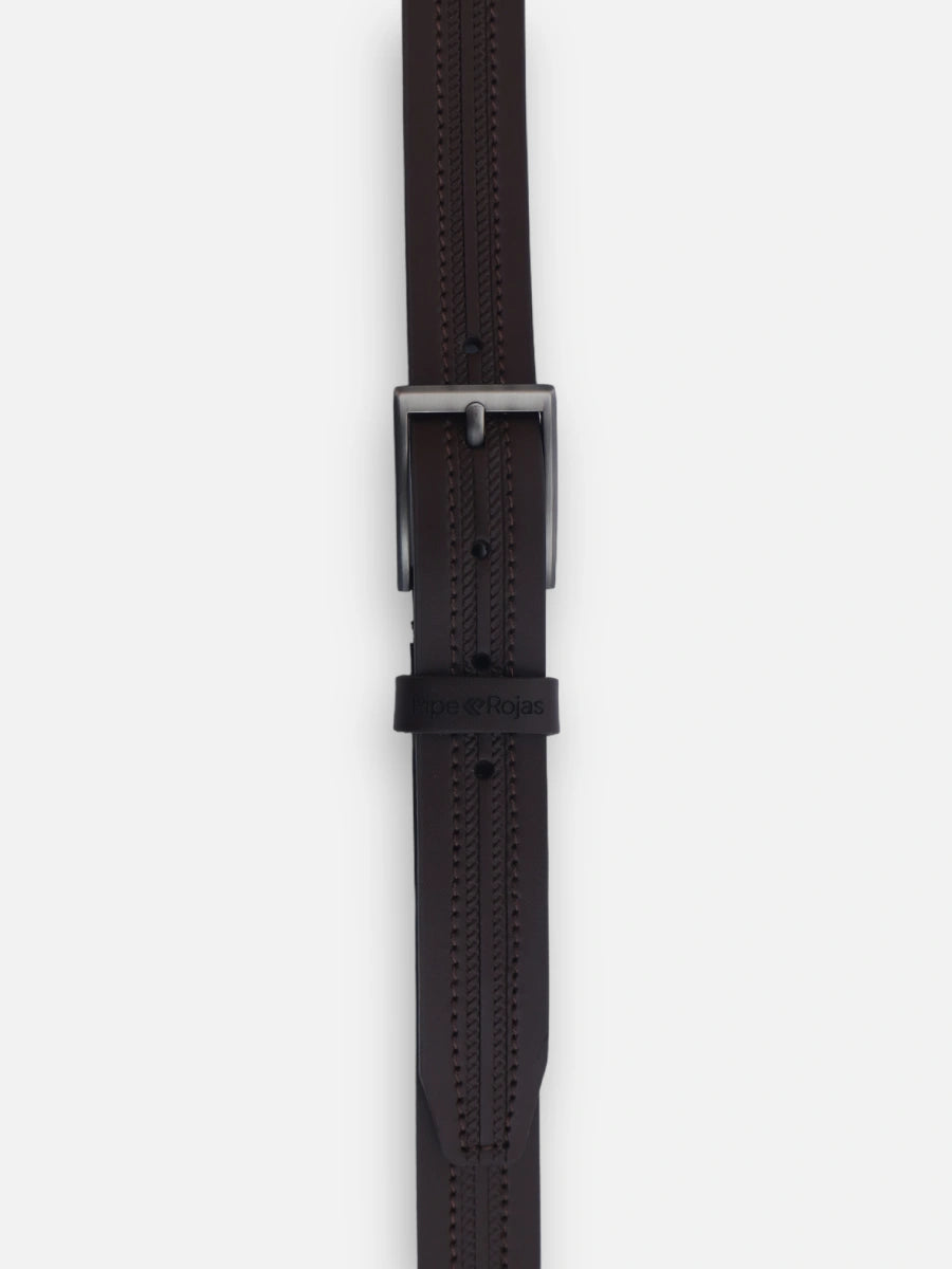 Cinturon R008 Cuero Café