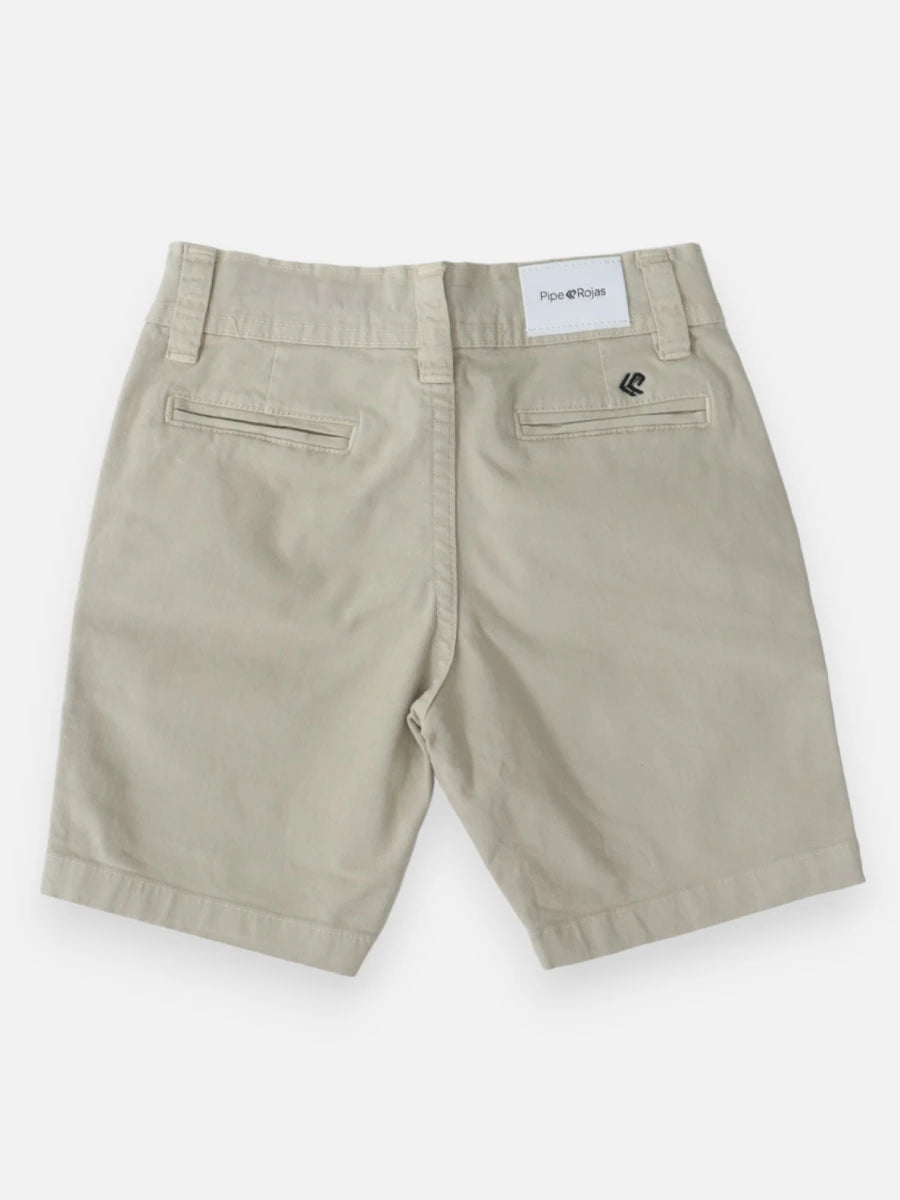 Bermuda en dril R002 Beige