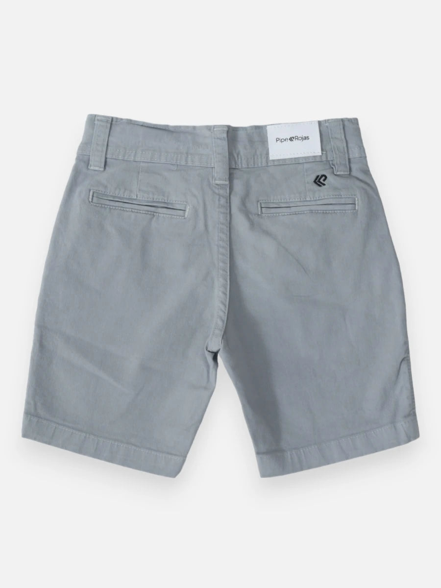 Bermuda en dril R003 Gris