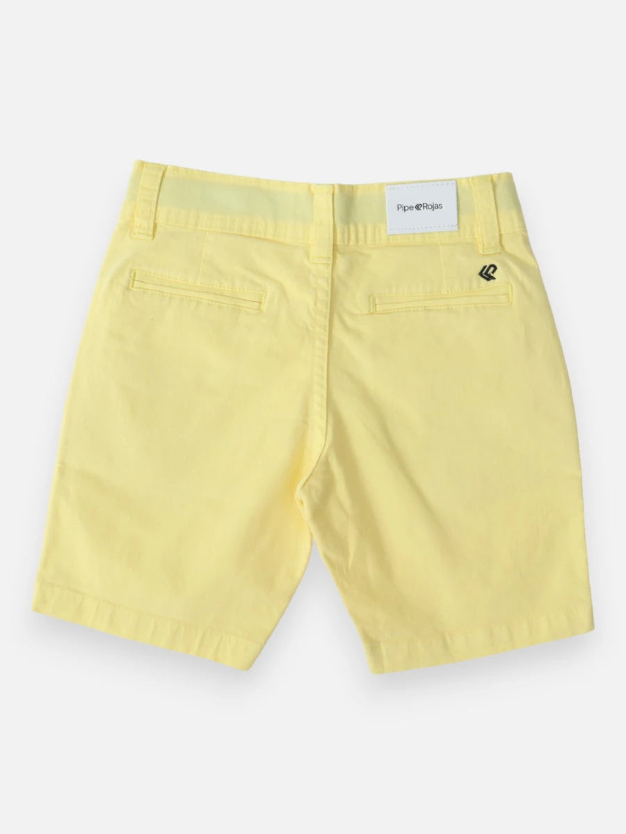 Bermuda en dril R004 Amarilo