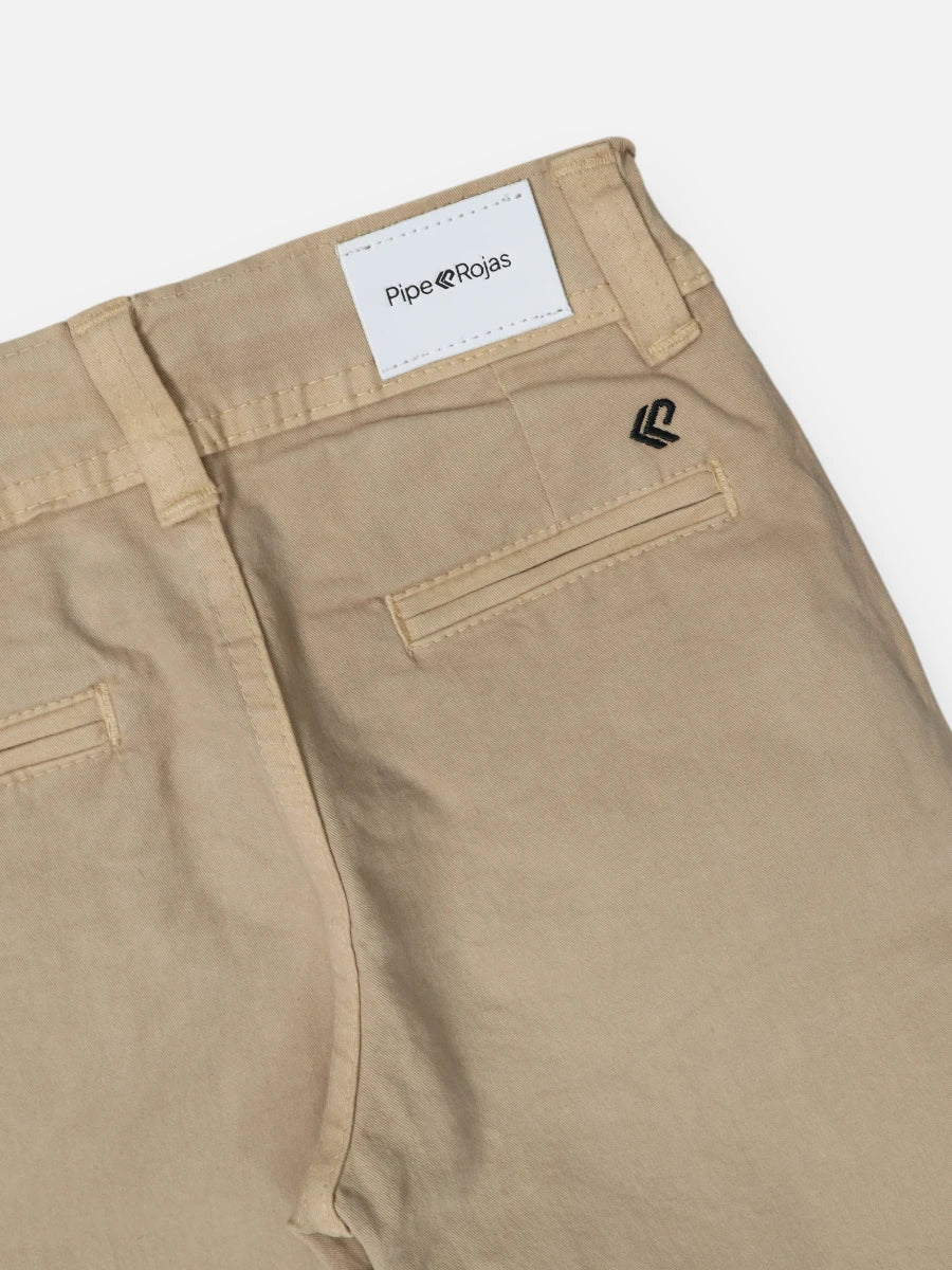 Bermuda en dril R010 Camel