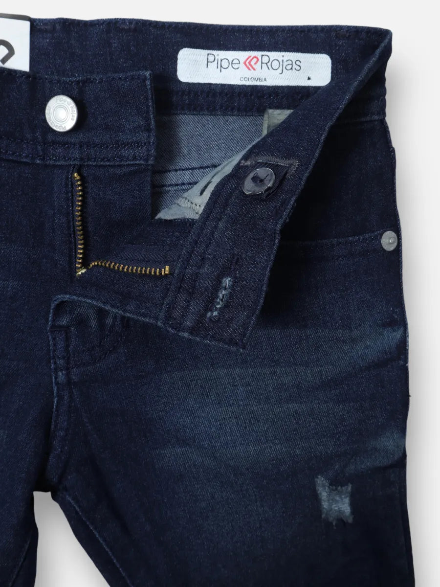Bermuda en jean R004 Tono Oscuro