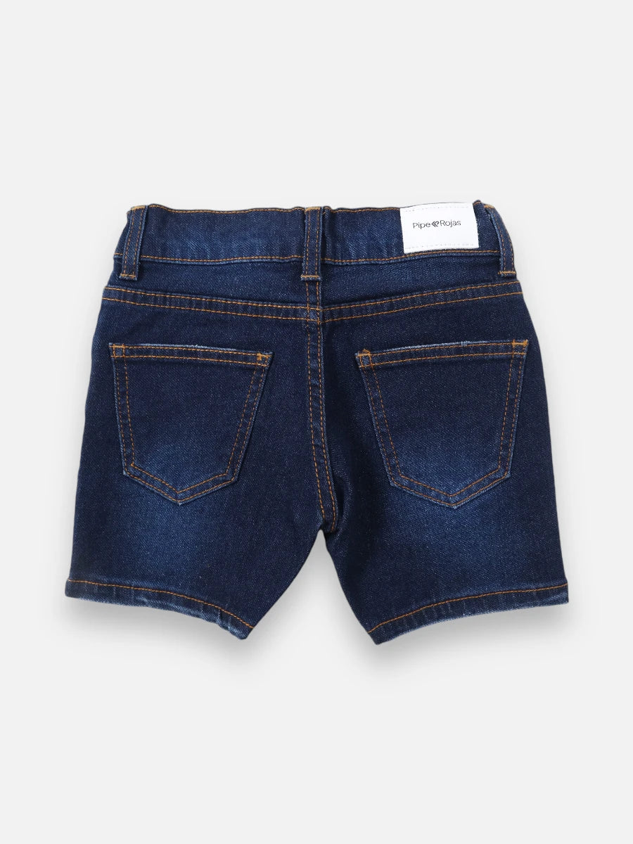 Bermuda en jean R011 Tono Oscuro